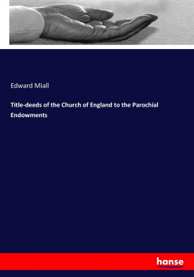 Title-deeds of the Church of England to the Parochial Endowments cover