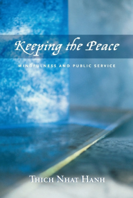 Keeping the Peace: Mindfulness and Public Service cover
