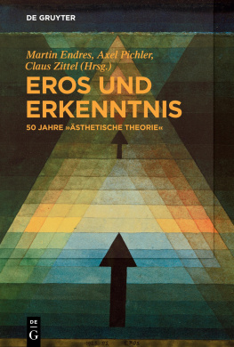 Eros und Erkenntnis - 50 Jahre "sthetische Theorie" cover
