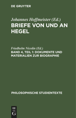 Dokumente Und Materialien Zur Biographie (Philosophische Studientexte) cover