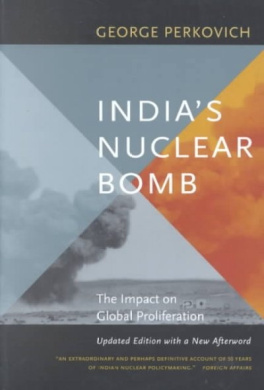 India's Nuclear Bomb: The Impact on Global Proliferation, Updated Edition with a New Afterword cover