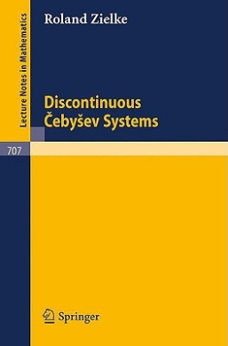 Discontinuous Cebysev Systems (Lecture Notes in Mathematics) cover