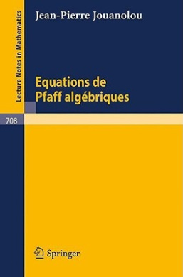 Equations De Pfaff Algebriques cover