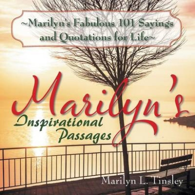 Marilyn's Fabulous 101 Sayings and Quotations for Life: Marilyn's Inspirational Passages cover