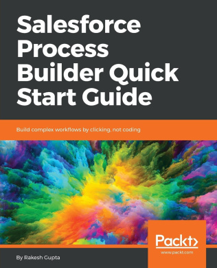 Salesforce Process Builder Quick Start Guide: Build complex workflows by clicking, not coding cover