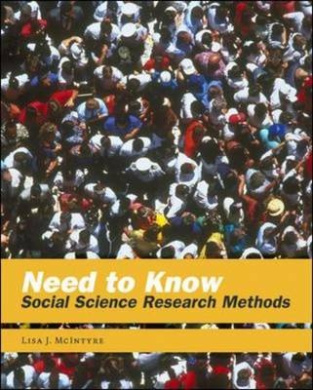 Need to Know: Social Science Research Methods cover
