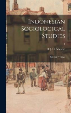 Indonesian Sociological Studies; Selected Writings; 1 cover