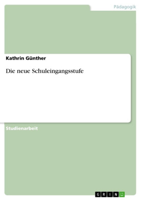 Die Neue Schuleingangsstufe cover